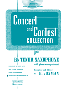 CONCERT AND CONTEST TENOR SAX ACCOMP CD cover